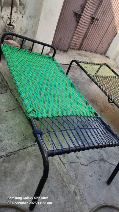 2 single charpai for sale