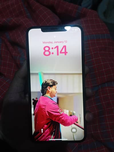 iphone xs max 64/GB single E  sim pTa Factory unlock bettry change pan