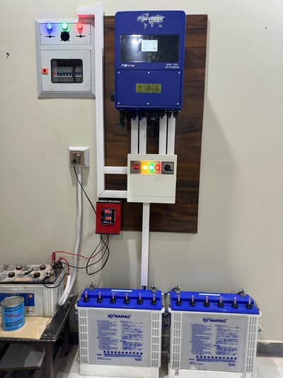 inverex nitrox 3kw solar inverter with two tall tubular 3500 batteries