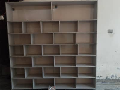 Large Wooden Display Cabinet | 8ft × 9ft | Multi-Shelf Storage