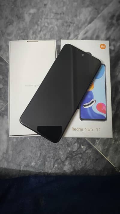 REDMI NOTE 11 WITH BOX AND CHARGER