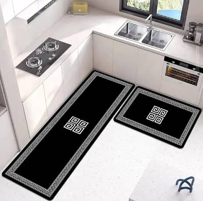 Kitchen Runner Mat 2 pcs