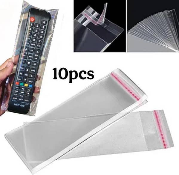 Protective Cover For TV Remote Control Double Layer Packaging Bag 10pcs Universal