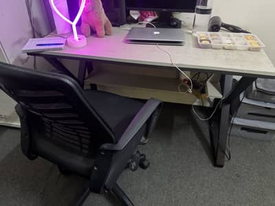 Computer table// console table with chair or without chair