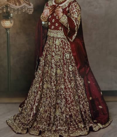 Bridal Dress (Lenhga) One Time Used In Fresh Condition