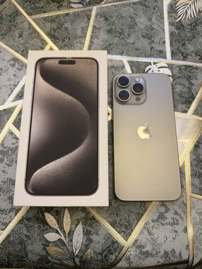 Iphone 15 pro max 256GB PTA approved