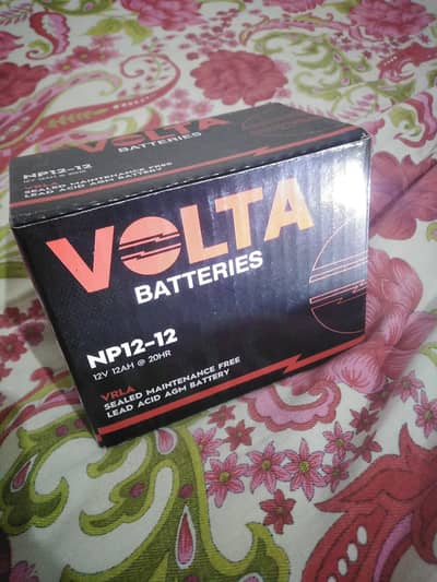 Volta Batteries 12v 7Ah and 12Ah