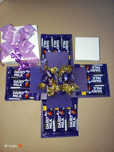 Small Dairy milk chocolate gift box All colors