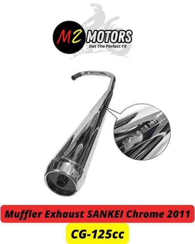 Silencer Muffler Exhaust SANKEI CG-125cc