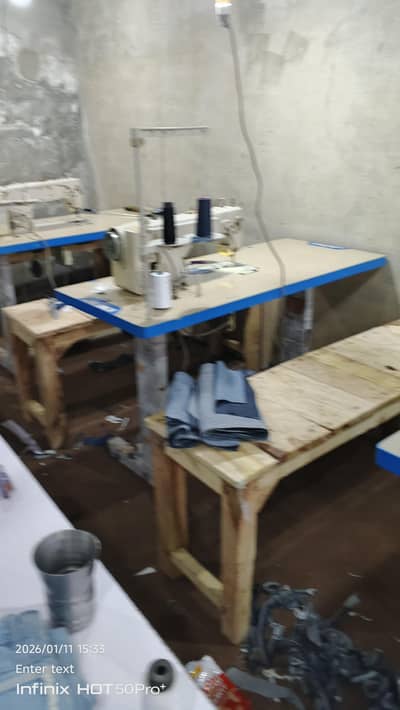 garments unit kaily carigar ki zarort hy