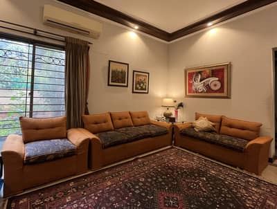 6 Seat Sofa Set - Beautiful Rust Colour - Custom