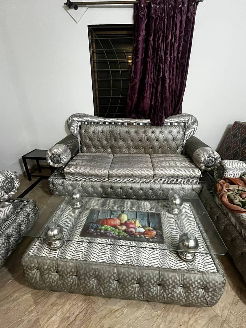 Sofa set - 6 seater sofa set - Sofa set with table - Luxury sofa set 2