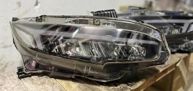 Honda civic x oddi style frent lights sports available brend new