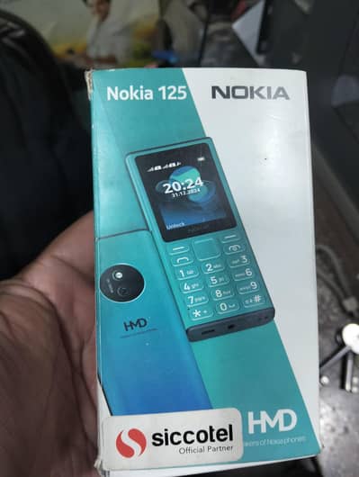 Nokia 125 orgnal sat complet box