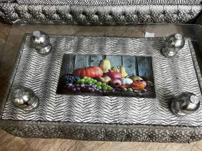 Sofa set - 6 seater sofa set - Sofa set with table - Luxury sofa set 5