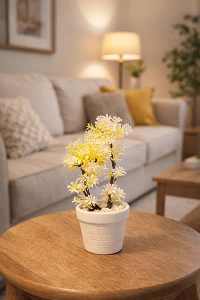 Beautiful Artificial Flower Pot for Room / Home Decor