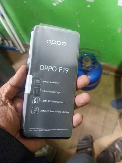Oppo F19 6+6 RAM 128 GB ROM PTA APPROVED HOME USED SINGLE HAND