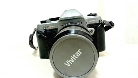 SLR Roll Flim Camera . Vivitar V3800N Multi Expose Camera