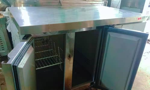 freezer with  working table
