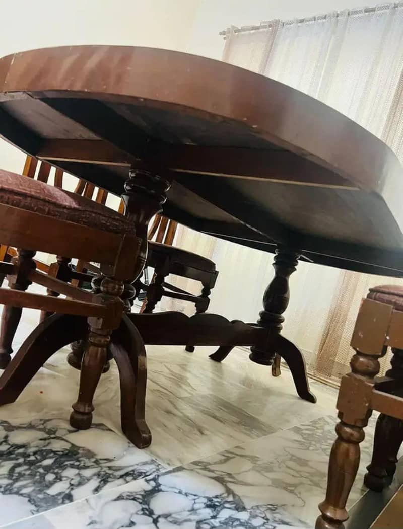 Solid Sheesham Dining Table 4