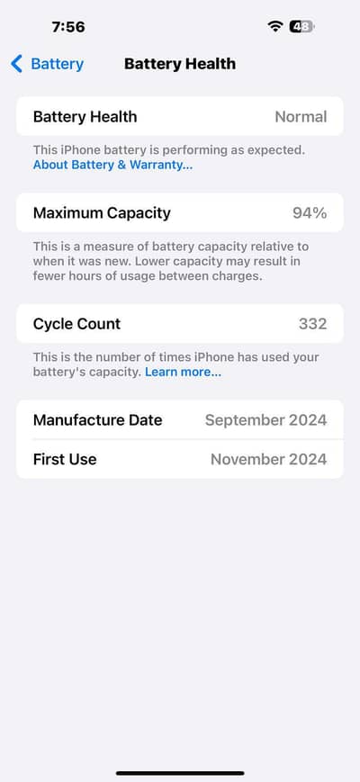 Iphone 16 pro max 256 gb