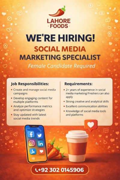 Social Media Marketing specialist
