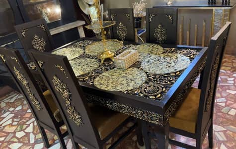 6-Seater Dining Table Set – Just As New