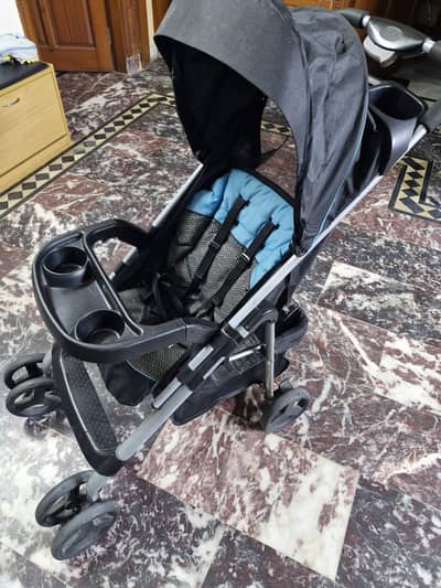 Pram with car seat by evenflo