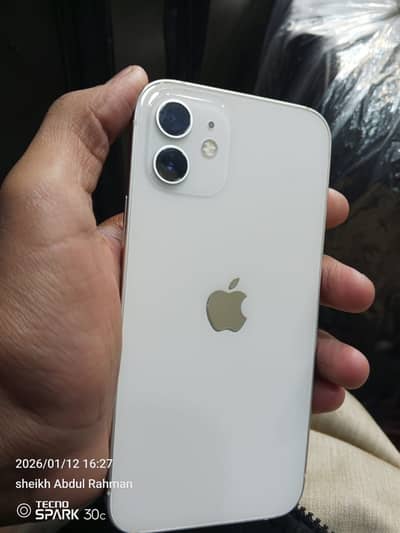 Iphone 12 non pta jv 128 GB white color all ok