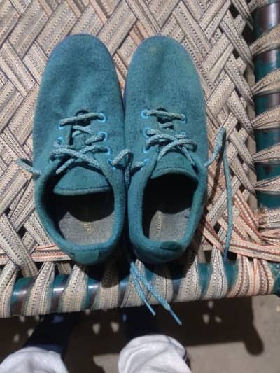 Merino Wool Runner Women’s Sz 7 Tuke Teal Low Top Comfort Sneakers