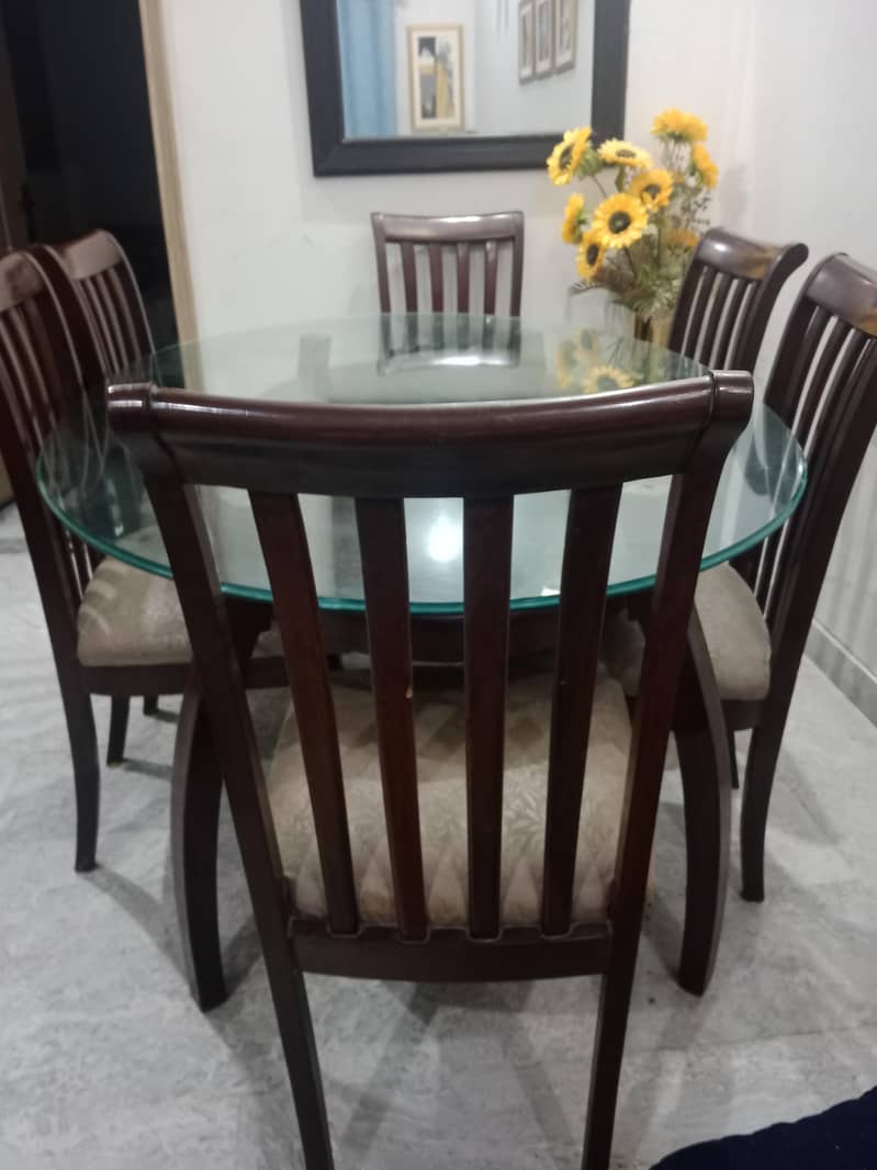 6 chairs dining table 1