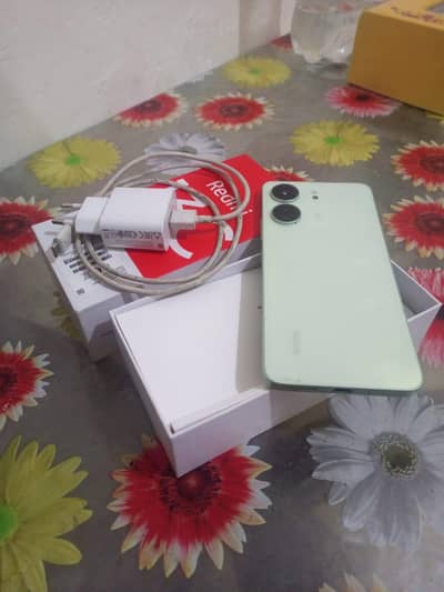 redmi 13c 6+6/128gb pta official aproved complete box