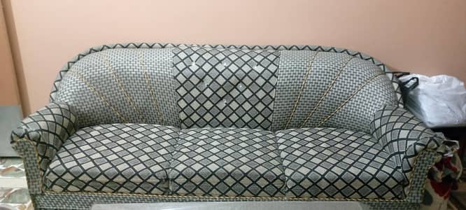 Jackard sofa set 5 seater