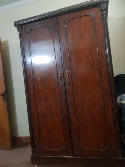 Original wooden 2 Doors wardrobe