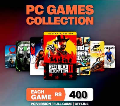 PC GAMES AT CHEAP (GTA 5/RDR2/CRICKET 26/MINECRAFT/COD/TEKKEN8/WWE)