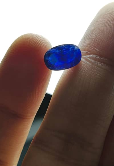 No Heat Afghanistan Blue Sapphire Neelam Natural Certified