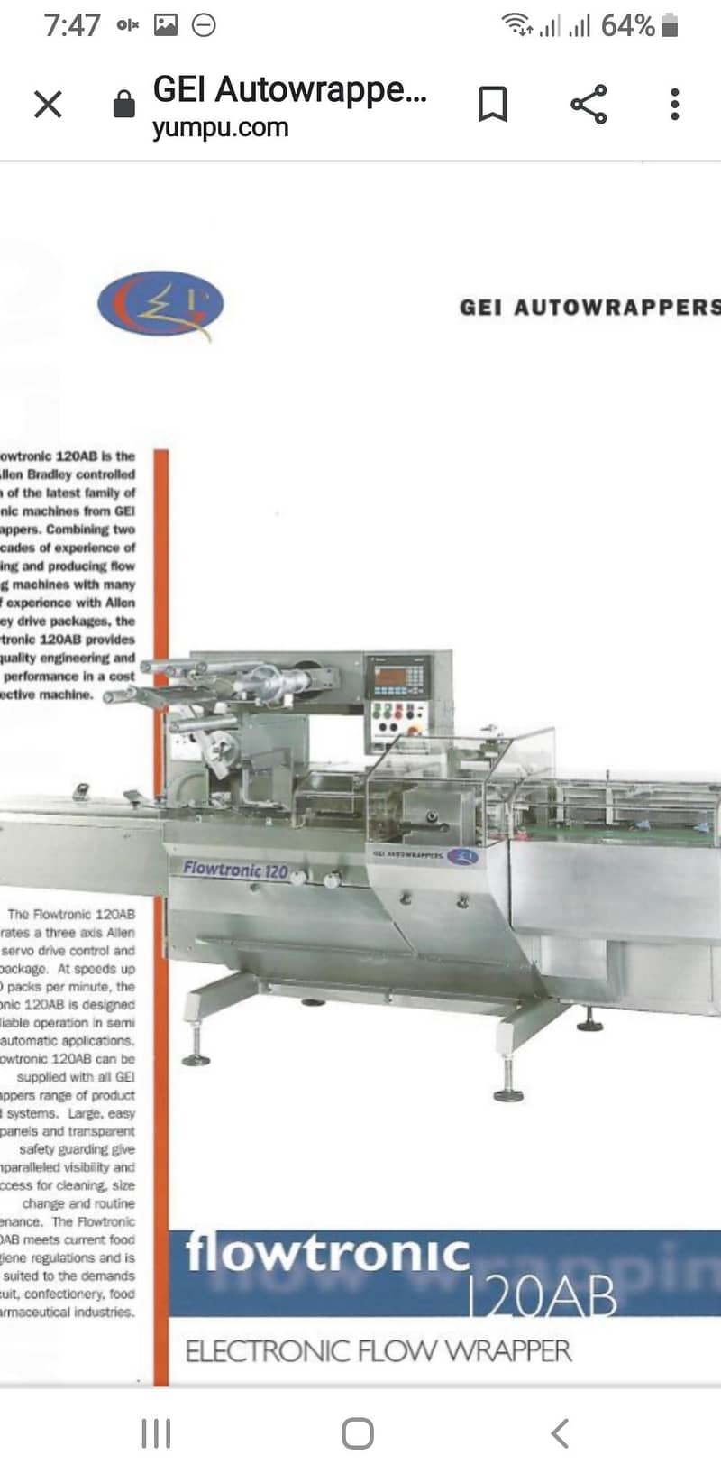 Packing Machine Available – Fully Functional & Running – Ready for Imm 12