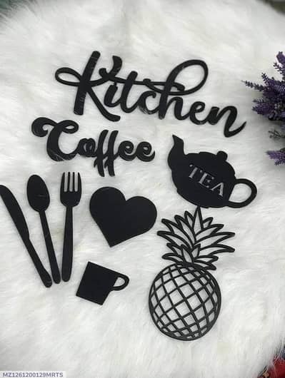 Kitchen wooden wall art Decor