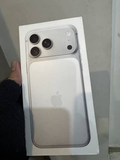 17pro max 512 box packed & sealed physical e sim variant