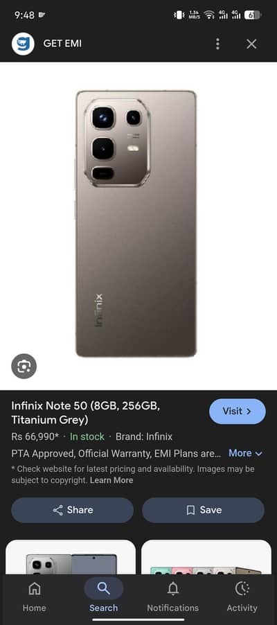Infinix Note 50