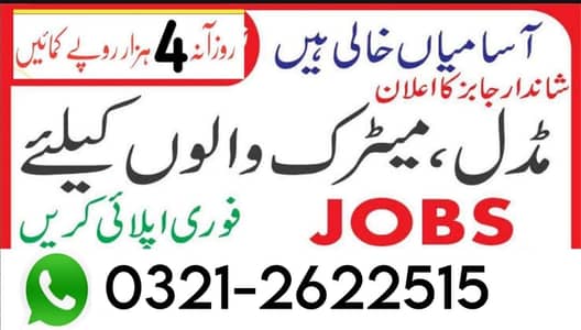 Online Part time/full time/home job/Assignments/Typing/Data entry/Ads