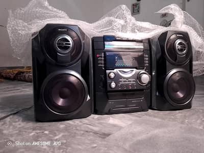 Sony VX55 Black cobra  hi-fi component sound system with remote