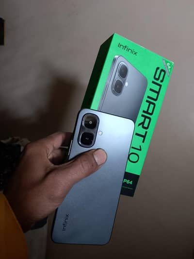Infinix smart 10 just unbox 2 month used 4GB 64 GB exchange