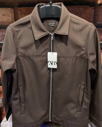 ZARA MEN JACKET IN BROWN|Sizes;M to XL|