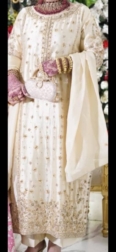 wedding wear long shirt 3 piece suit ready to wear just like new