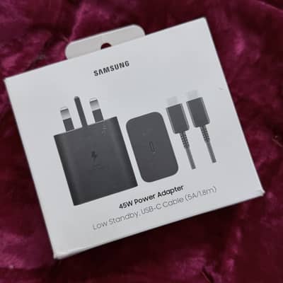 Samsung 45W Charger (Adaptor & 2M Cable)