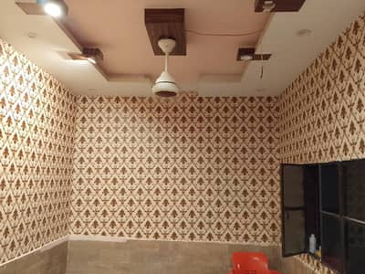3D wallpaper decor with pasting square feet Rs 68