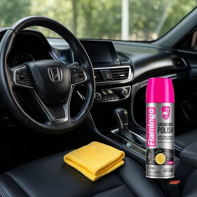 Flamingo Car Dashboard Polishes, Leather Polishes – 450 ml