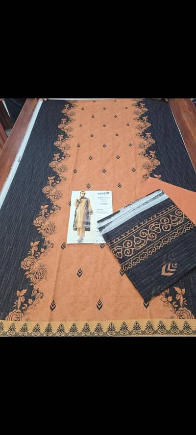 Branded Zeen 3 piece Unstiched Suit Lawn