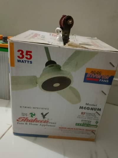 Shaheen AC-DC Inverter Fan - Energy Saving 35 Watts